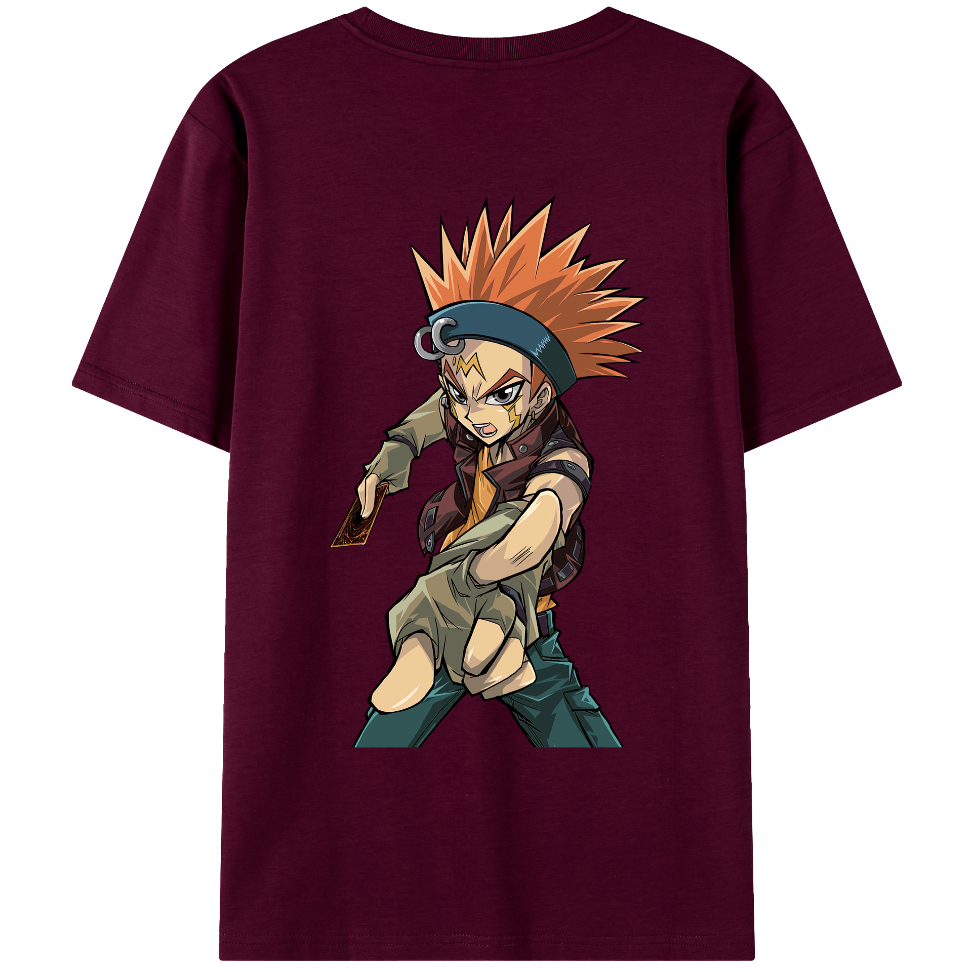 遊☆戯☆王 Yu-Gi-Oh! レディース半袖Tシャツ(バックプリント)